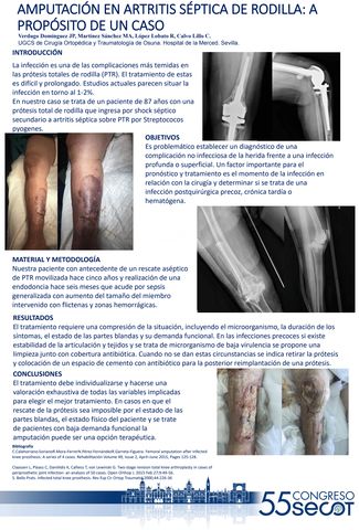 Artritis séptica de la rodilla, Álvarez López